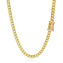 14k Yellow Gold Semi Solid Miami Cuban Chain (4.50 mm) | - Forever in Harmony