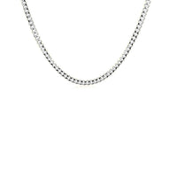 14K White Gold Gourmette Chain (2.80 mm)