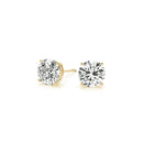 4 cttw Certified IGI Lab Grown Round Diamond Earrings 14k Yellow Gold (G/VS2) - Forever in Harmony