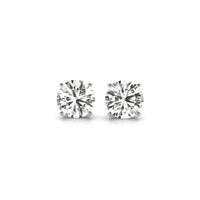 3 cttw Certified IGI Lab Grown Round Diamond Stud Earrings 14k White Gold(G/VS2) - Forever in Harmony