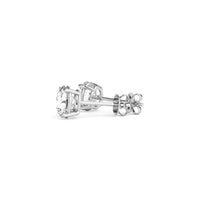 3 cttw Certified IGI Lab Grown Round Diamond Stud Earrings 14k White Gold(G/VS2) - Forever in Harmony