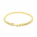 14k Yellow Gold Light Weight Wheat Bracelet  (3.20 mm) | - Forever in Harmony