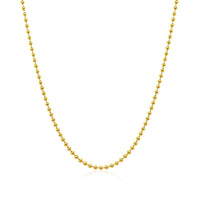 14k Yellow Gold Bead Chain 1.5mm (1.50 mm) | - Forever in Harmony