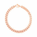 14K Rose Gold Cuban Link Bracelet (5.90 mm) | - Forever in Harmony