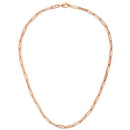 14K Rose Gold Bold Paperclip Chain (4.2 mm) | - Forever in Harmony