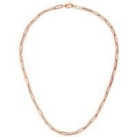 14K Rose Gold Bold Paperclip Chain (4.2 mm) | - Forever in Harmony