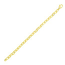 14k Yellow Gold Cable Chain Style Bracelet (6.35 mm) | - Forever in Harmony