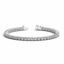 Lab Grown Round Diamond Tennis Bracelet in 14k White Gold (8 cctw F/G  VS2/SI1) - Forever in Harmony