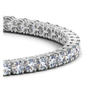 Lab Grown Round Diamond Tennis Bracelet in 14k White Gold (8 cctw F/G  VS2/SI1) - Forever in Harmony