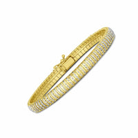 14k Yellow Gold Diamante Flex Bracelet (5.80 mm) | - Forever in Harmony