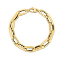 14k Yellow Gold French Cable Link Bracelet  (9.00 mm) | - Forever in Harmony