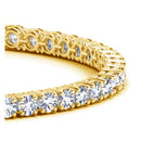 Lab Grown Round Diamond Tennis Bracelet in 14k Yellow Gold (8 cctw F/G  VS2/SI1) - Forever in Harmony