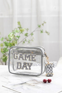 Zenana GAME DAY Stadium Approved Transparent Crossbody Bag.