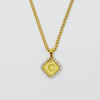 Aztec Delight Initial Necklace.