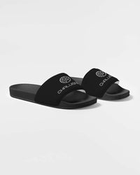 Chaluisant Black & White Men's Slide Sandal.