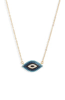 Pave Evil Eye Necklace.