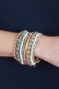 Regular Size Stackable Beads Bracelet Set