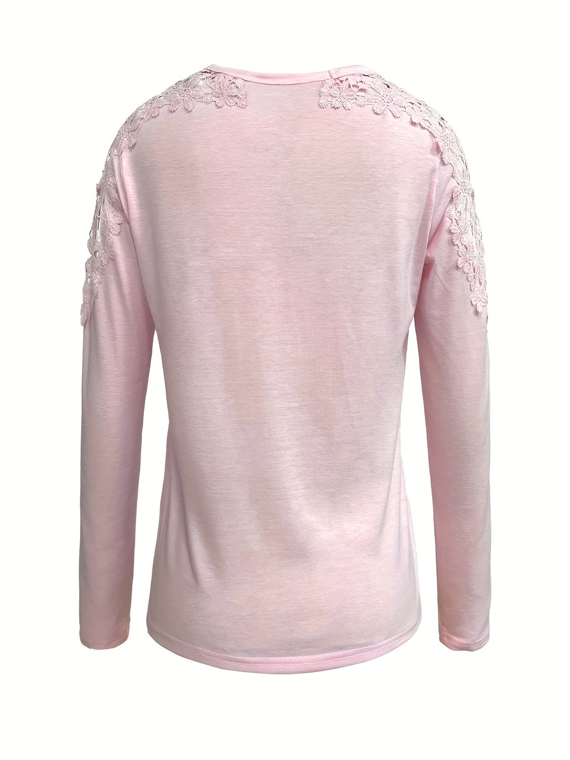 Full Size Cutout Round Neck Long Sleeve T-Shirt.