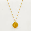 Ellison + Young: Singular Charm Initial Necklace.