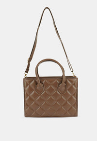 Quilted Structure Hand Bag.