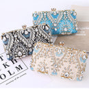 Clutch Handbag Luxury Diamond Rhinestone Clutch Bag Pearls Beaded Chain Handbags.