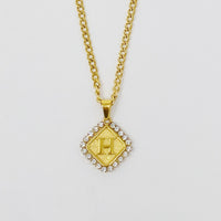 Aztec Delight Initial Necklace.