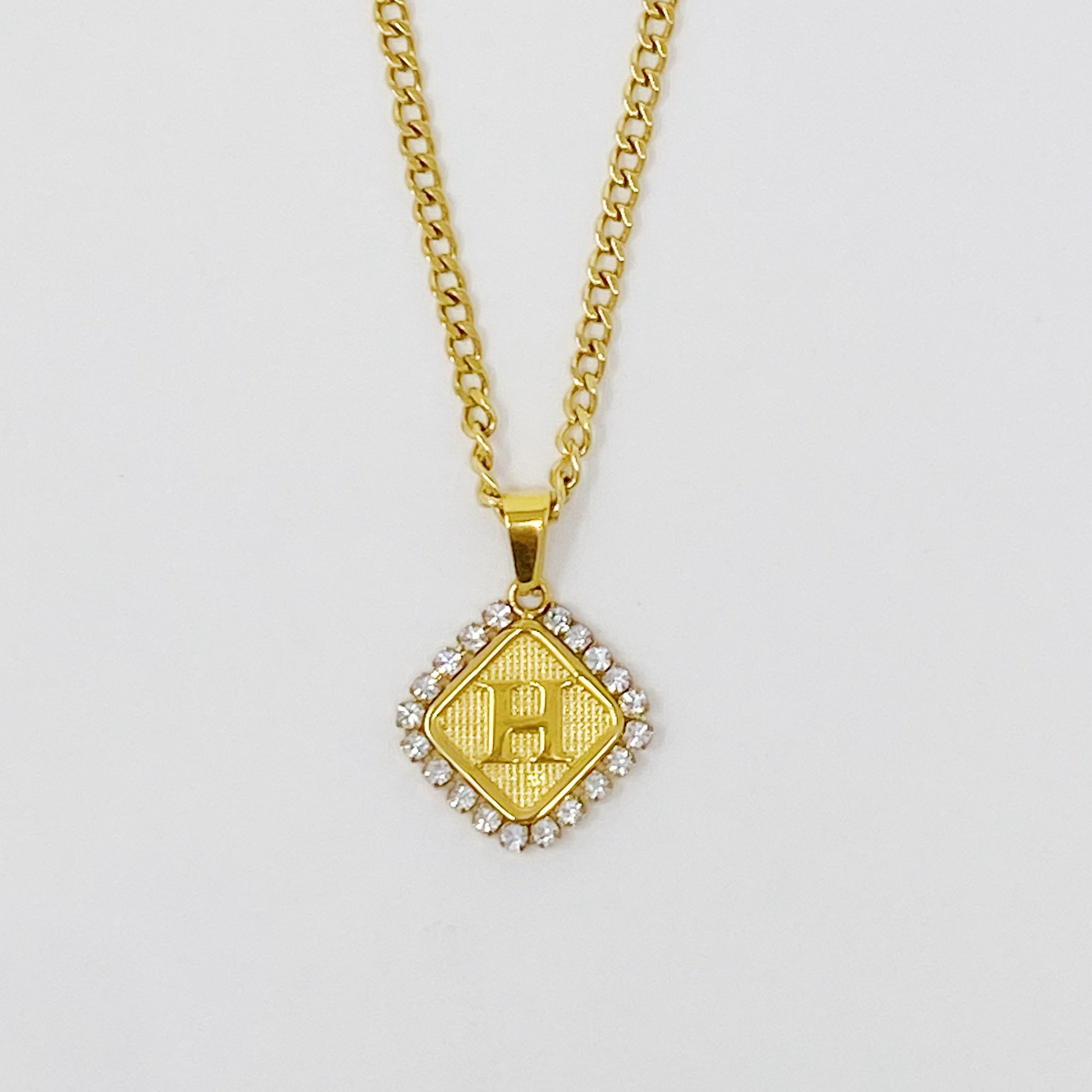 Aztec Delight Initial Necklace.