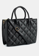 Quilted Structure Hand Bag.