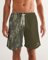 Graphic Camo 7" Classic Men Swim Trunk.