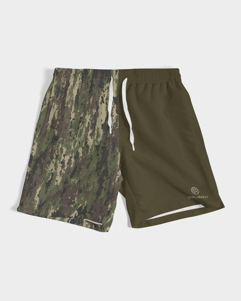 Graphic Camo 7" Classic Men Swim Trunk