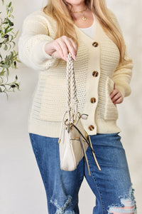 SHOMICO Braided Strap Shoulder Bag.