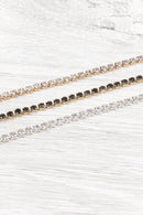 Dna020 - Stone Chain Choker Necklace.