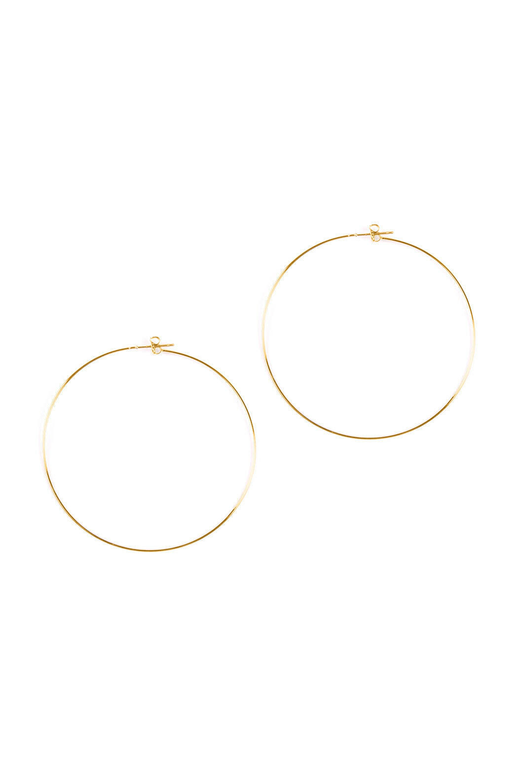 25804-60 - 60mm Wire Hoop Earrings