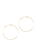 25804-60 - 60mm Wire Hoop Earrings.