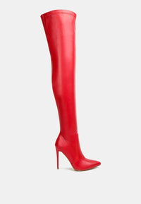 Gush Over Knee Heeled Boots.