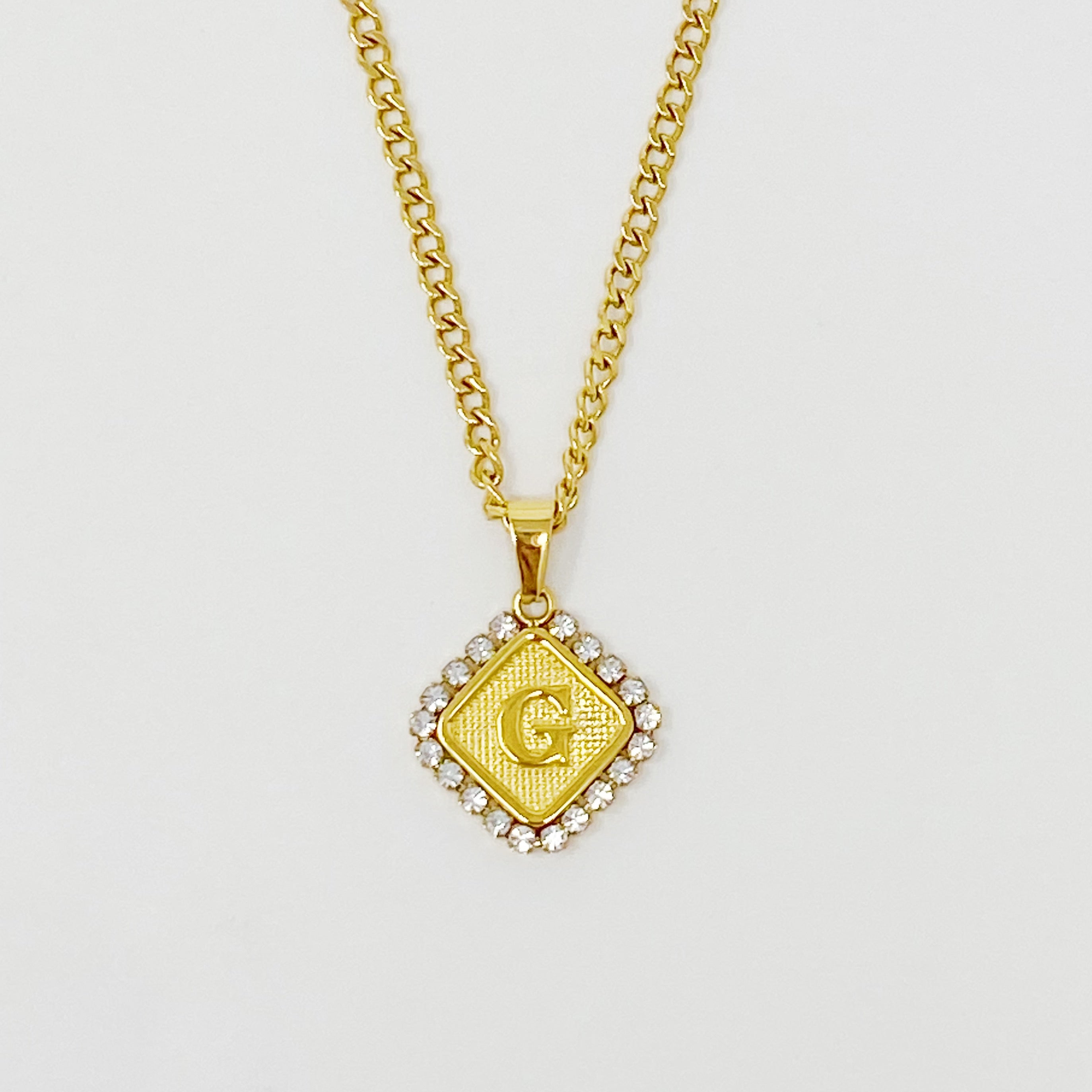 Aztec Delight Initial Necklace.