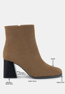 Cox Cut Out Block Heeled Chelsea Boots by Ruw.