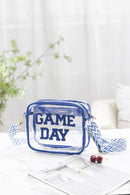 Zenana GAME DAY Stadium Approved Transparent Crossbody Bag.