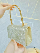 Diamonds Rhinestone Tote Women Bags Purse Prom Evening Clutch Crossbody Handbags.