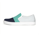 Men's Color Block Canvas Slip-On Casual Shoe.