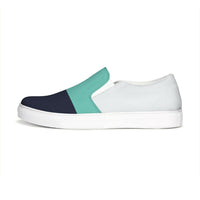 Men's Color Block Canvas Slip-On Casual Shoe.