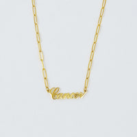 Annie Zodiac Chain Necklace.