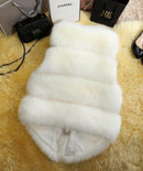 Faux Fur Sleeveless Vest Winter Thick Coats Women New Fashion Casual Jacket