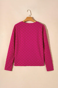 Tiffany Textured Thumbhole Sleeve Top.