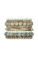 Regular Size Stackable Beads Bracelet Set