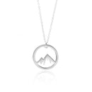 Silver Mountain Necklace.