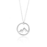 Silver Mountain Necklace.