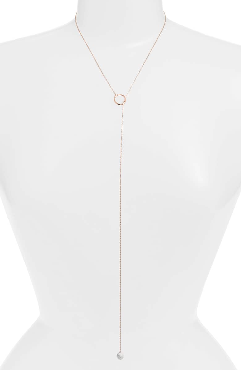 Tessa Delicate Lariat Necklace | More Colors Available.