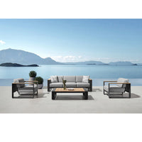 HIGOLD Cambusa Outdoor Teak Conversation Set for 5 -Series 2062.