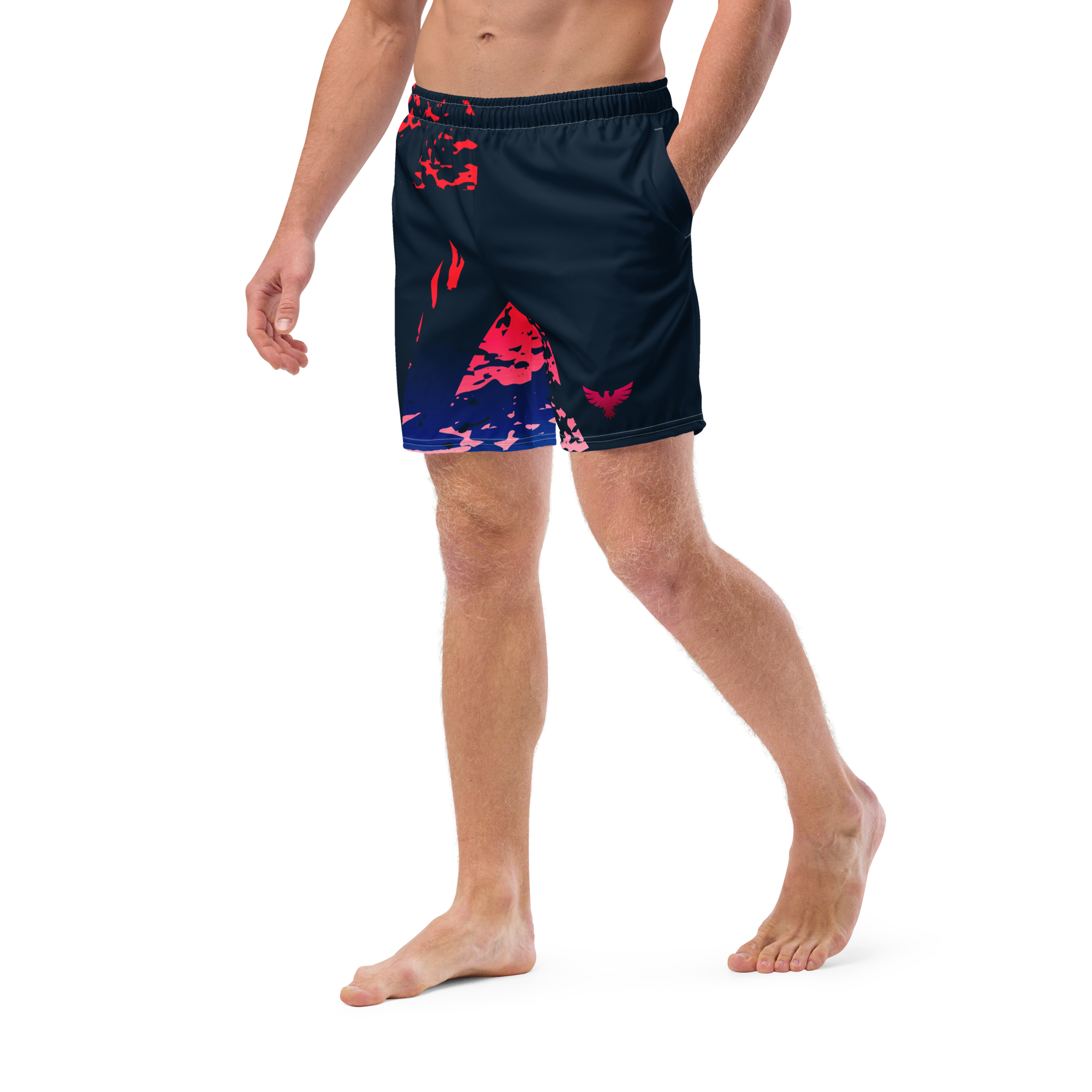 Men's Victory Recycled Mid-Length UPF 50+ Swim Shorts.